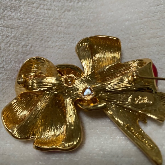 Joan Rivers Patriotic Bow brooch / pin - Picture 2 of 7